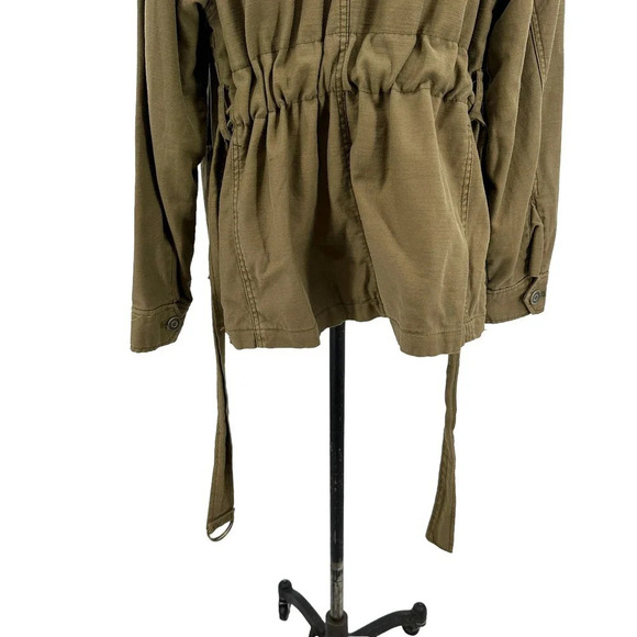 Free People In Our Nature Cargo Jacket in Olive Green Size‎ Small - Picture 11 of 14